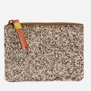 MADEWELL Gold Pouch GLITTER Wallet NWT